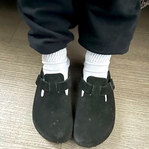 Birkenstock clogs black size 7